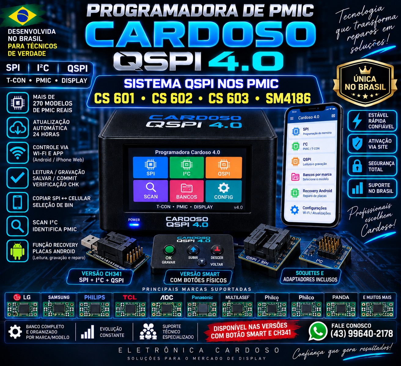 Nova Programadora Cardoso QSPI 4.0